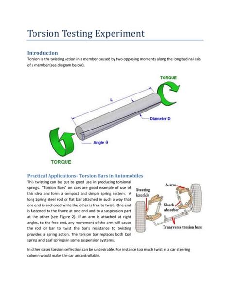 torsion field test|torsion test experiment 1 pdf.